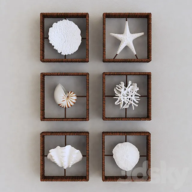 Palecek _ Coral Decor 3D Model Palecek _ Coral Decor 3D Model