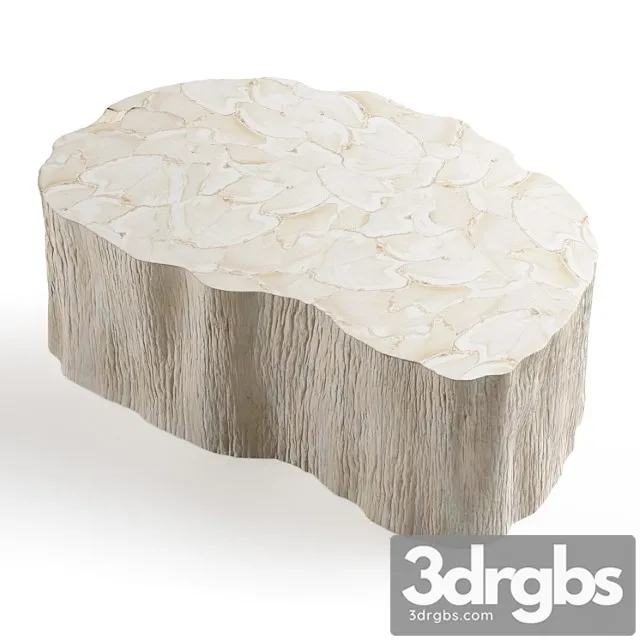 Palecek camilla fossilized clam coffee table Palecek camilla fossilized clam coffee table