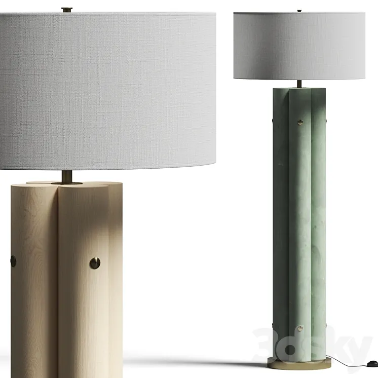 Palecek Cardiff Floor Lamp 3D Model Free Download Palecek Cardiff Floor Lamp 3D Model Free Download