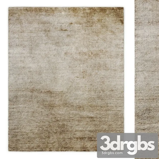 Palermo Silk Rug RH 3D Model Download