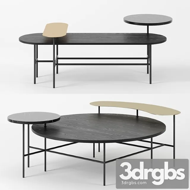 Palette tables by & tradition set 2 Palette tables by & tradition set 2