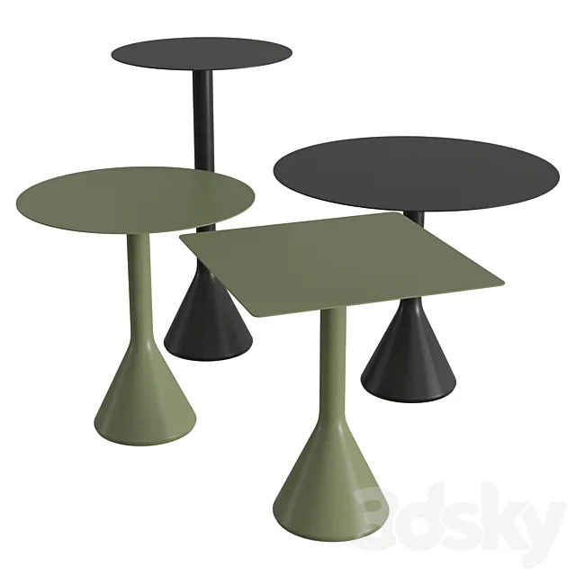 Palissade crown table 3D Model