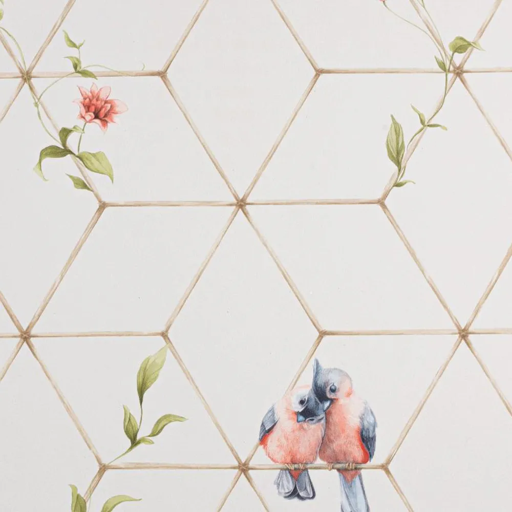 PALITRA – Wallpaper Birds Top Velvet 3D Model