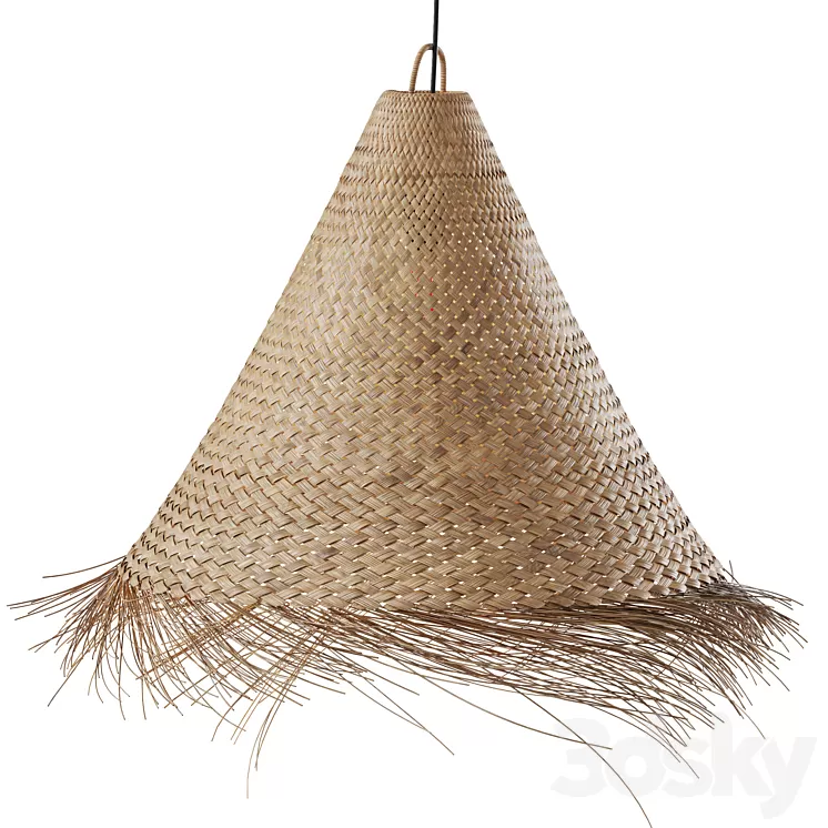 Palm leaf chandelier WESOKO 3D Model Free Download