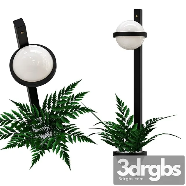 Palma Wall Lamp 3D Model Download