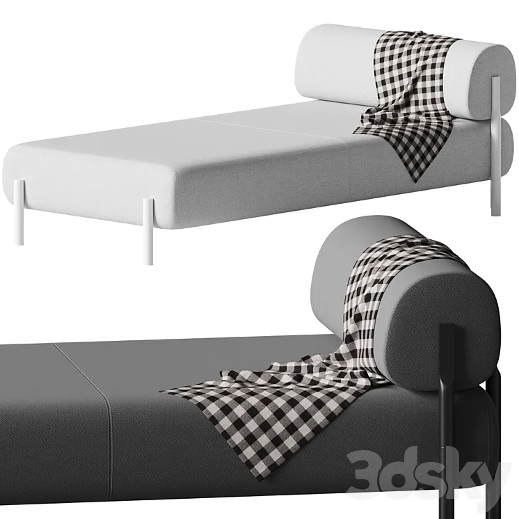 Palo Modular Lounger by Hem 3D Model Free Download