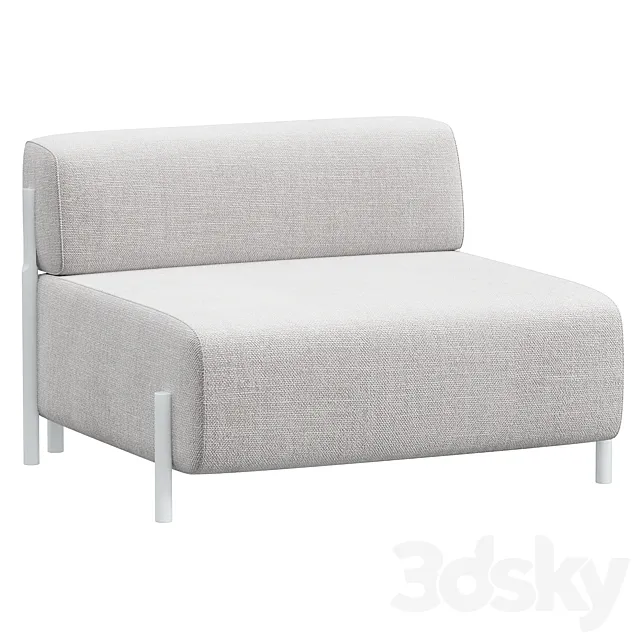 Palo Modular Single-Seater 3D Model Palo Modular Single-Seater 3D Model