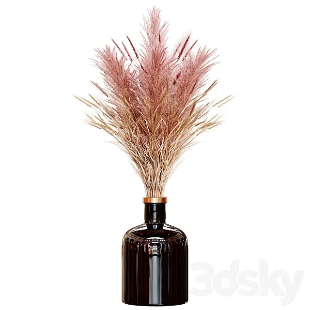 Pampas bouquet flower_02 3DModel Pampas bouquet flower_02 3DModel