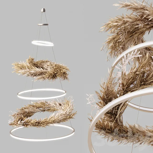 Pampas Chandelier – 01 3DModel Pampas Chandelier – 01 3DModel
