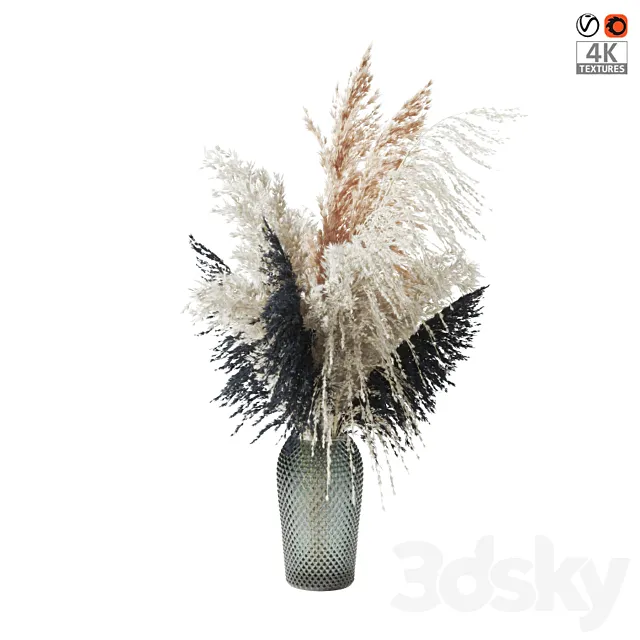 Pampas grass bouquet (Букет пампасной травы) 3D Model Pampas grass bouquet (Букет пампасной травы) 3D Model
