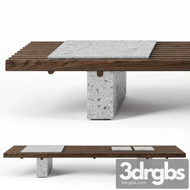 Panarea Coffee Table by Exteta 3D Model Download