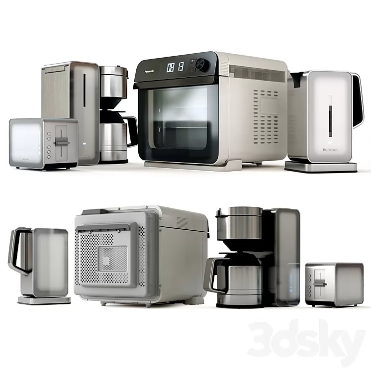 Panasonic kitchen set 3D Model