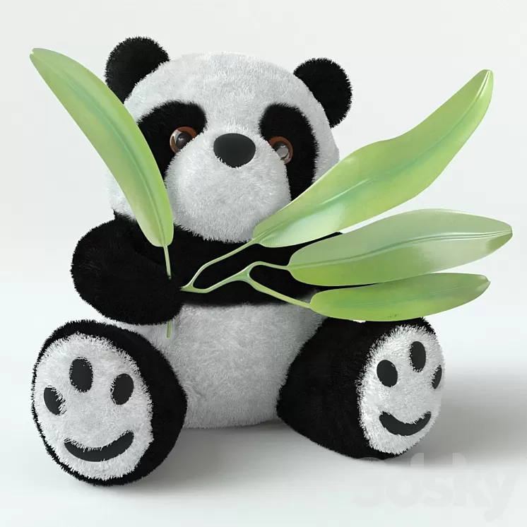 Panda toy 3D Model Panda toy 3D Model