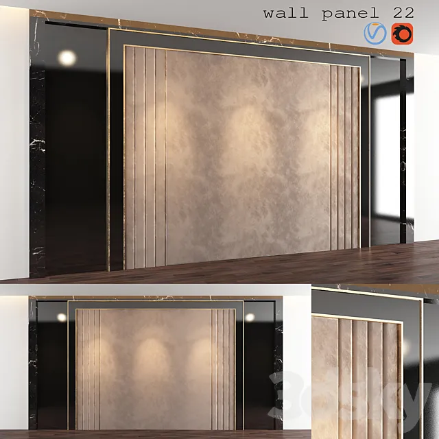 Panel 22 3D Model