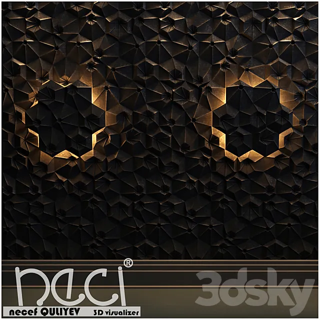 panel 3D Model panel 3D Model