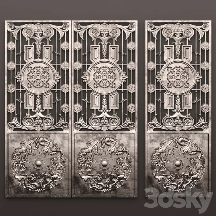 Panel 3D Model Panel 3D Model