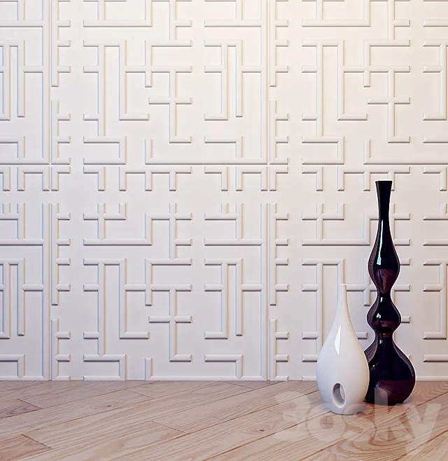 Panel 3D Tetris 3D Model Panel 3D Tetris 3D Model