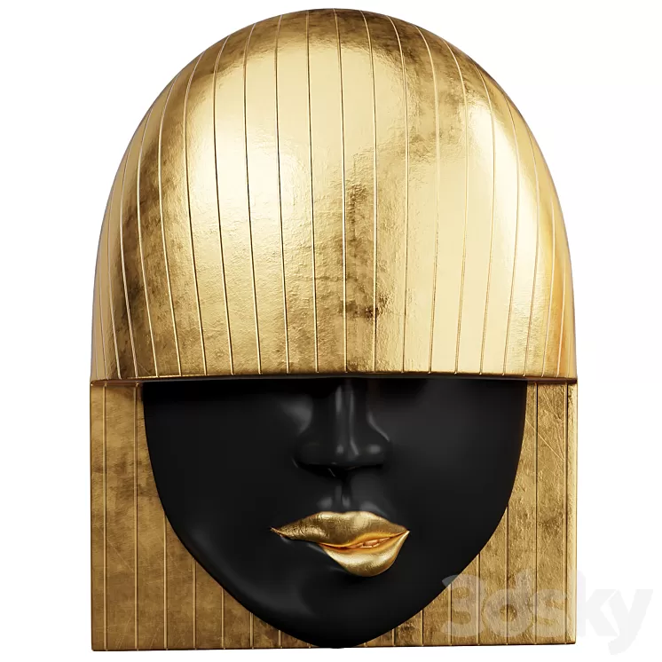 Panel Fashion Face Wall Tiles Phillips Collection 3D Model