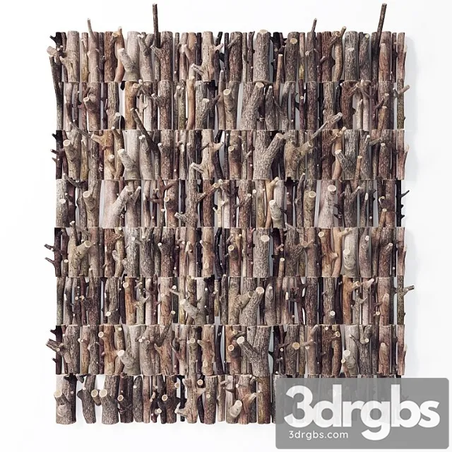 panel firewood 3D Model Download