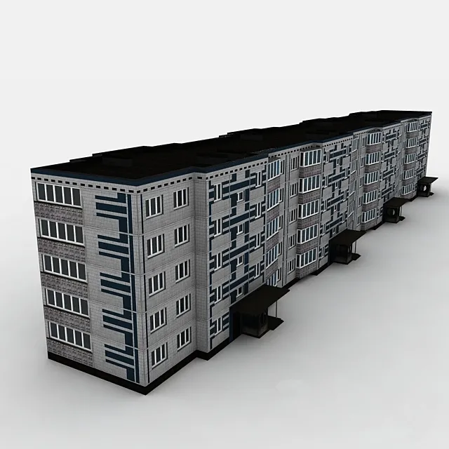 Panel house 1P-303 3D Model