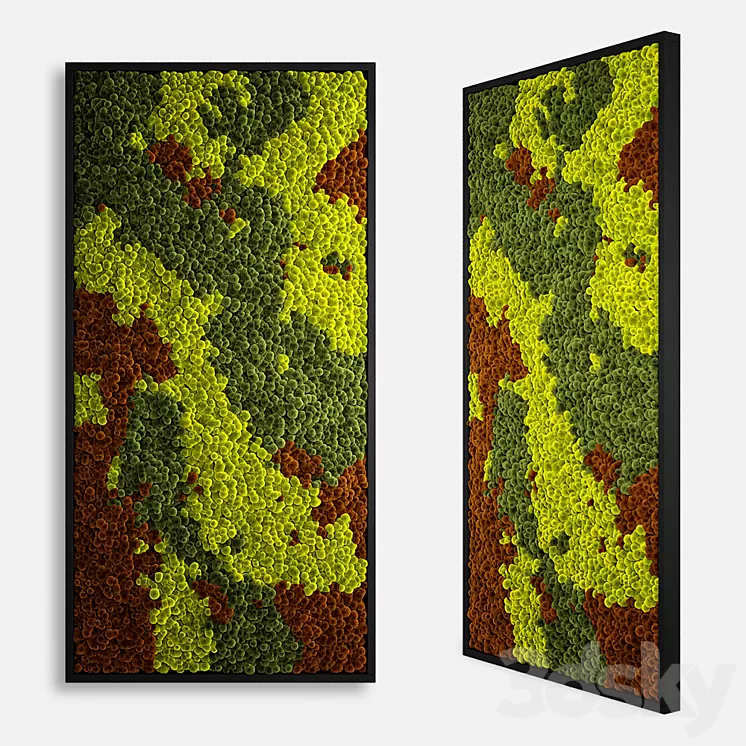 panel moss 3D Model panel moss 3D Model