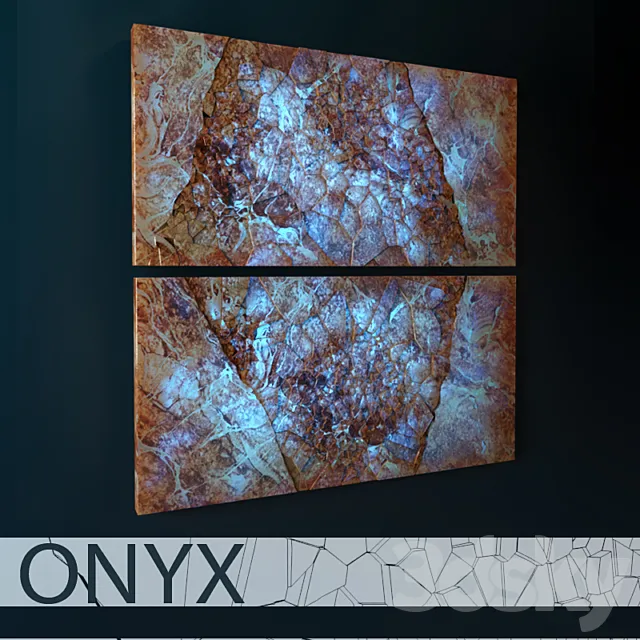 panel of onyx 3D Model panel of onyx 3D Model