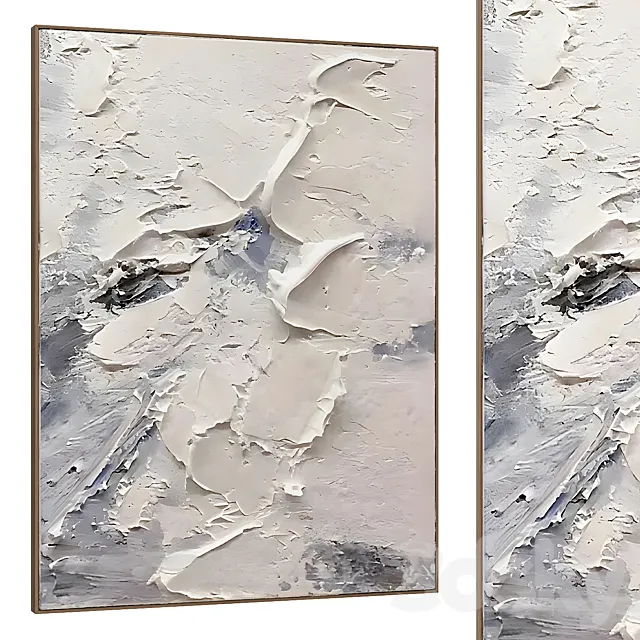 Panel PLASTER ART SG168 3D Model Panel PLASTER ART SG168 3D Model