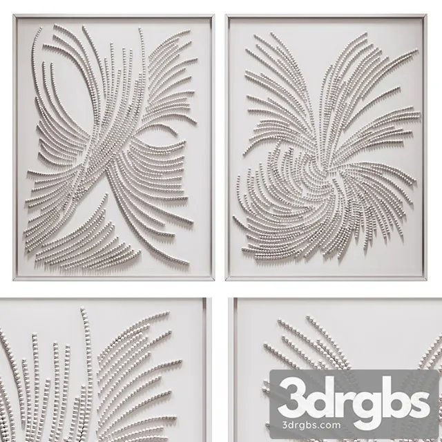 Panel white diptych Panel white diptych