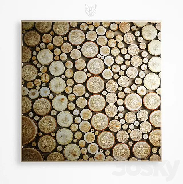 panel wood 3DModel panel wood 3DModel