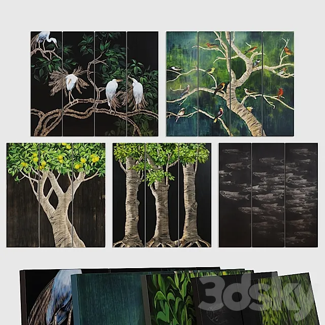 panel_MHLIVING_1 3D Model panel_MHLIVING_1 3D Model