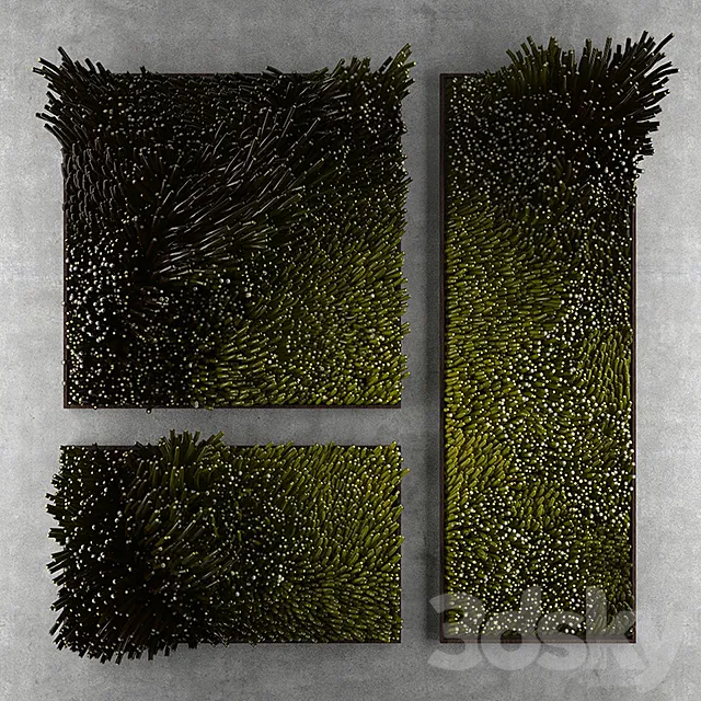 Panels made of glass 3D Model Panels made of glass 3D Model