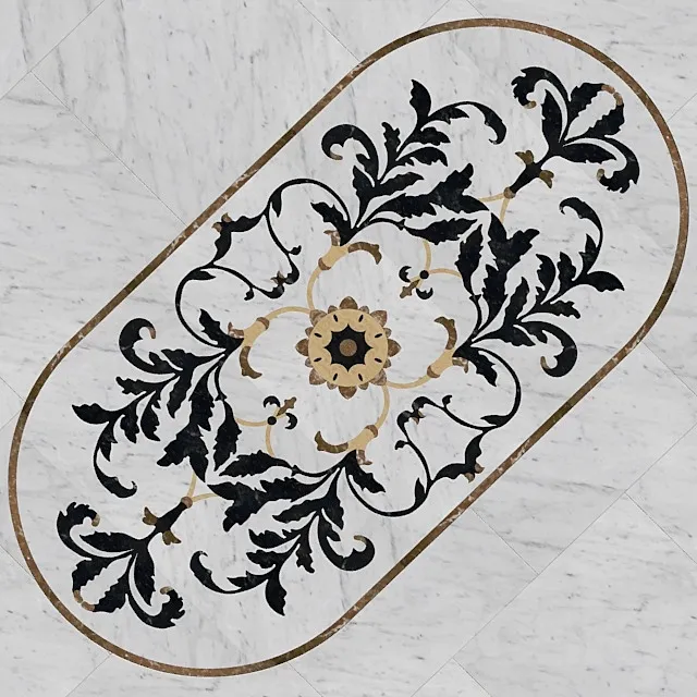 Panels made of marble 3D Model Panels made of marble 3D Model