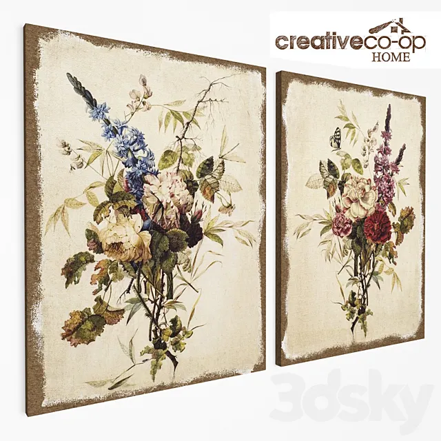 Panels wall “Flower” 3D Model Panels wall “Flower” 3D Model