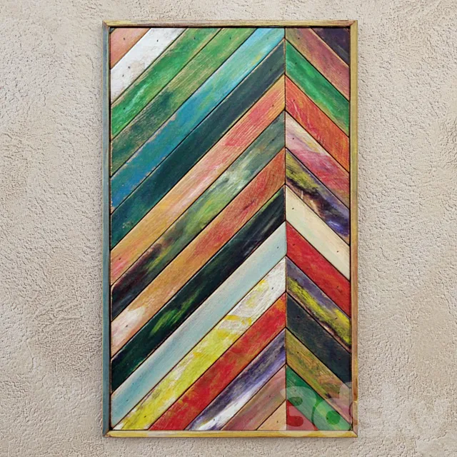 Panels wall wooden 3DModel Panels wall wooden 3DModel