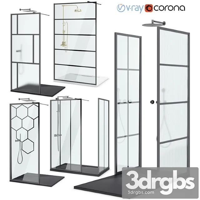 Panels West One Bathrooms Set 109 3D Model Download Panels West One Bathrooms Set 109 3D Model Download