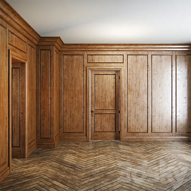 panels. wood 3DModel panels. wood 3DModel