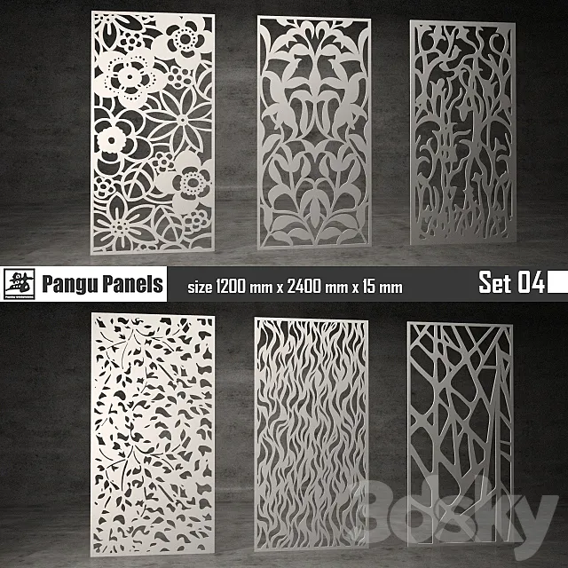 Pangu Panels Set 04 3DModel Pangu Panels Set 04 3DModel