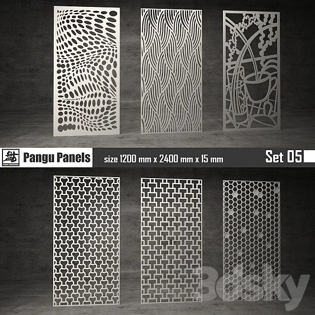 Pangu Panels Set 05 3DModel Pangu Panels Set 05 3DModel
