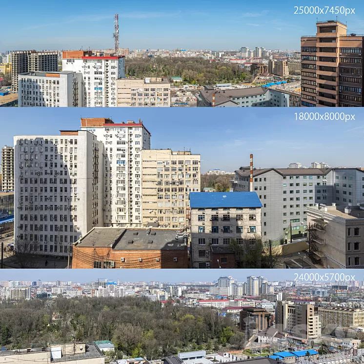 Panorama of the city of Krasnodar 3D Model Free Download Panorama of the city of Krasnodar 3D Model Free Download