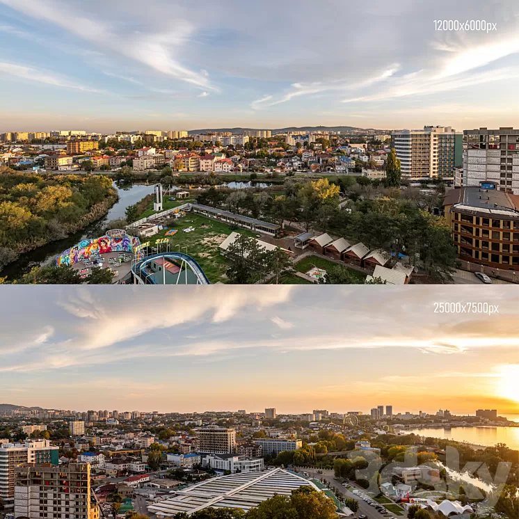 Panoramas of Anapa at sunset 3D Model Free Download Panoramas of Anapa at sunset 3D Model Free Download