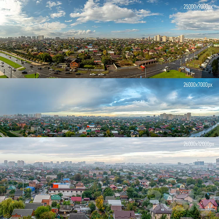 Panoramas on Krasnodar 3D Model Panoramas on Krasnodar 3D Model