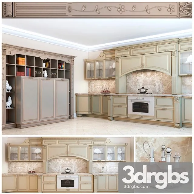 Pantheon lube kitchen 3D Model Download