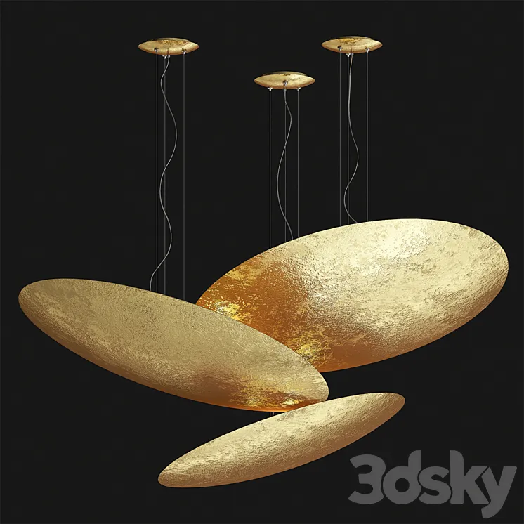 Panzeri GONG Pendant Lamp 3D Model Free Download