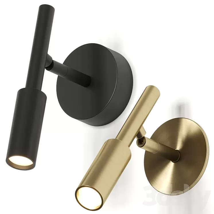 Panzeri Tubino \/ Lampatron Bernard Wall Lamps 3D Model Free Download