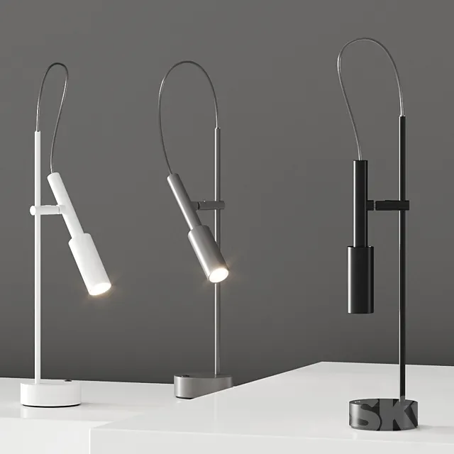 Panzeri tubino table lamps 3D Model Panzeri tubino table lamps 3D Model