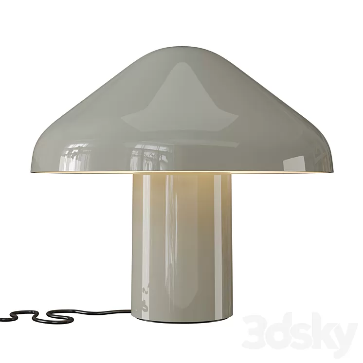 Pao Glass Table Lamp 3D Model Pao Glass Table Lamp 3D Model