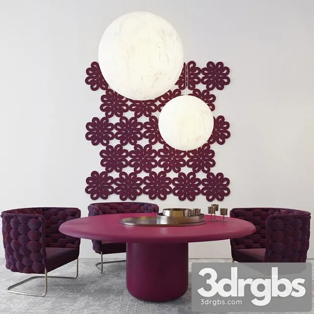 Paola lenti set 2 3D Model Download