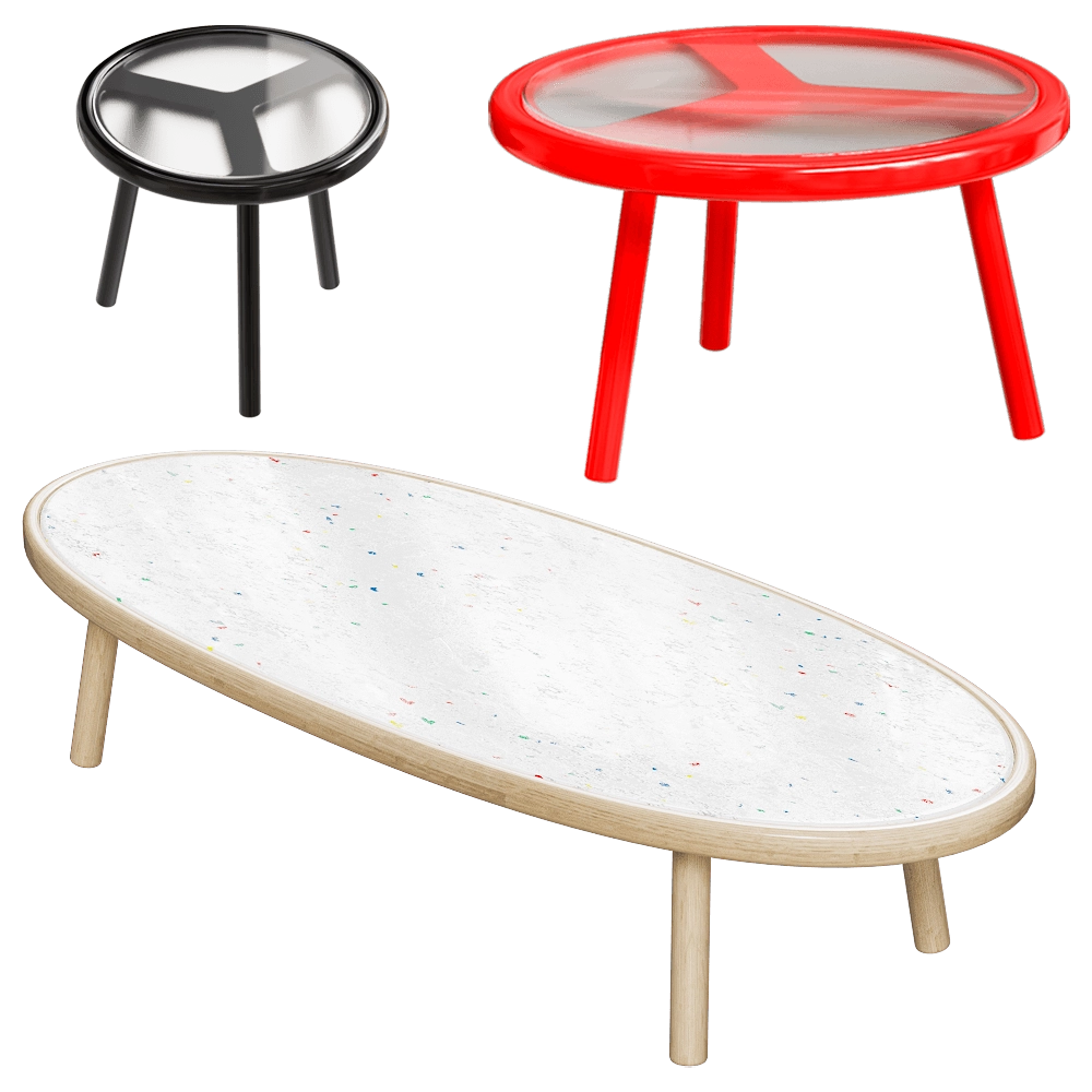 Paola Zani – Coffee tables FPT 3D Model Paola Zani – Coffee tables FPT 3D Model