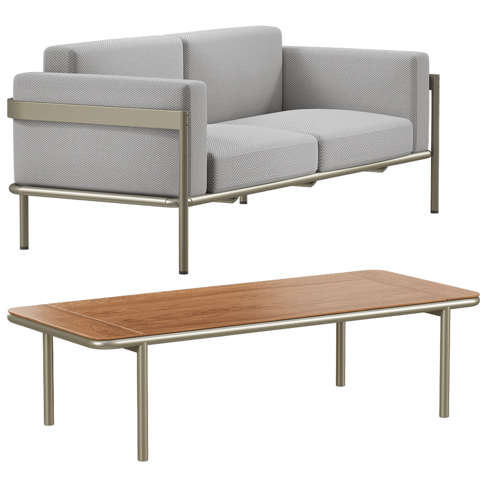 Paola Zani – Sofa and table Zenit 3D Model