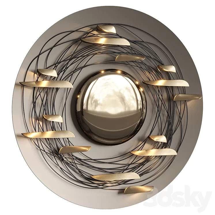 Paolo Castelli Anodine Circle Light 3D Model Free Download